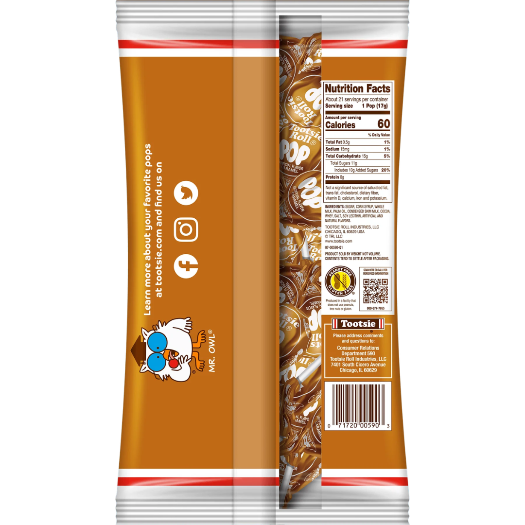 Tootsie Pops Caramel - 21ct