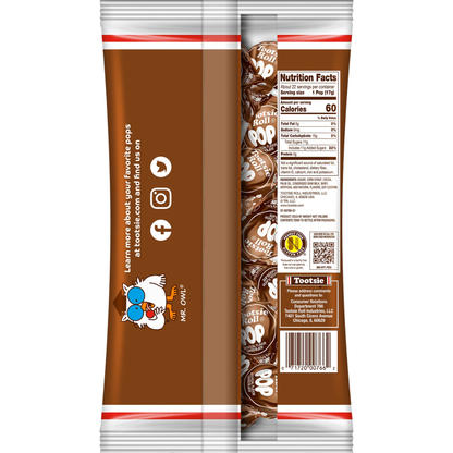 Tootsie Pops Chocolate - 22ct