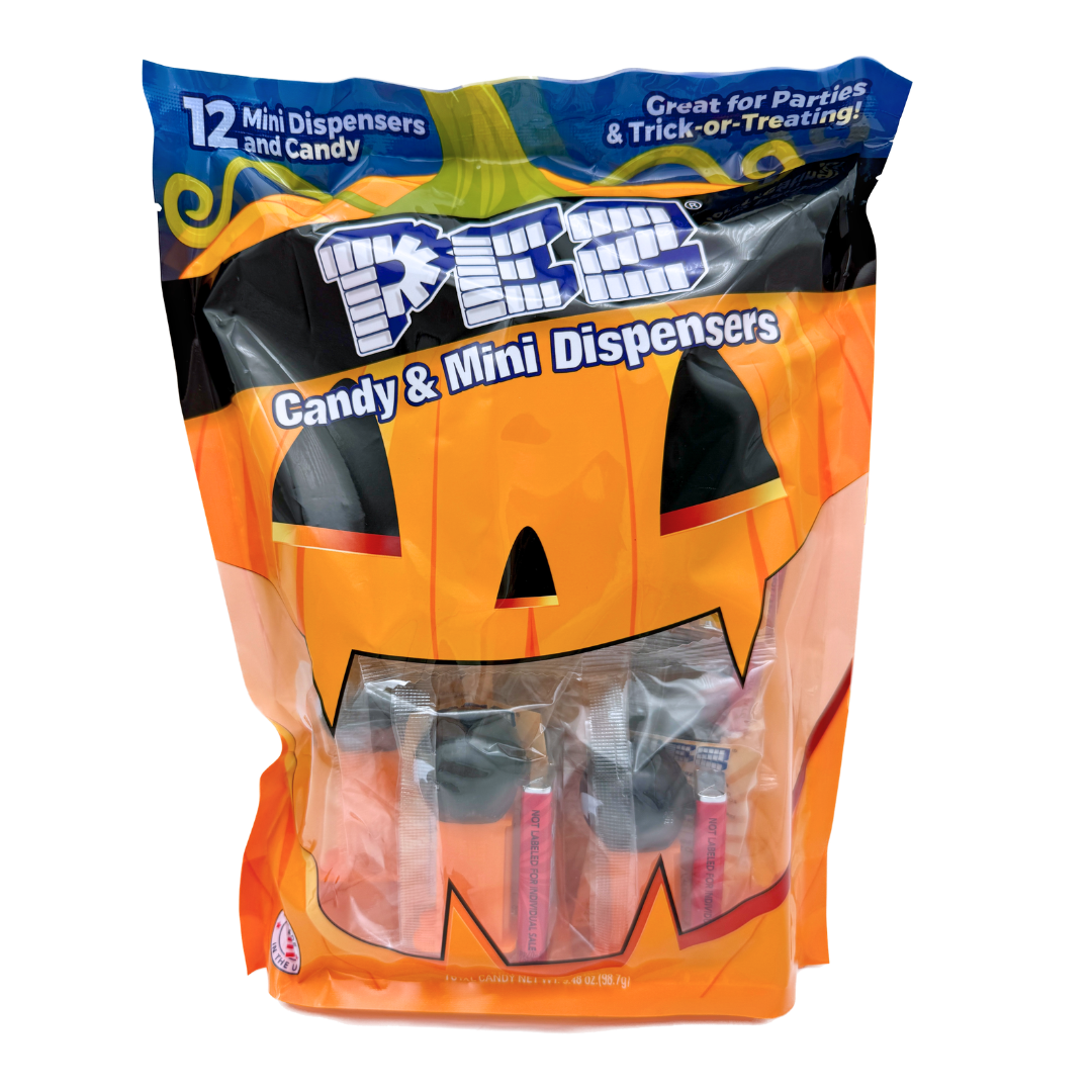 PEZ Halloween Candy and Mini Dispensers - 12ct
