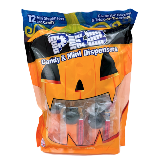 PEZ Halloween Candy and Mini Dispensers - 12ct