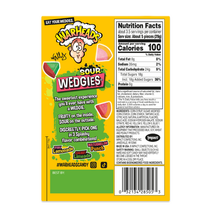 Warheads Wedgies - 3.5oz