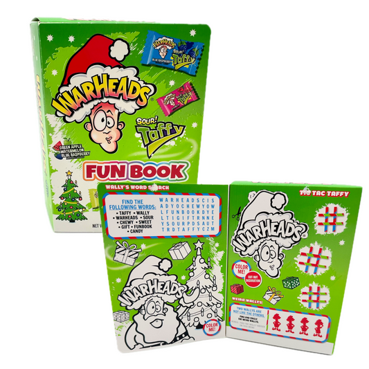 Warheads Sour Taffy Fun Book - 3.38oz
