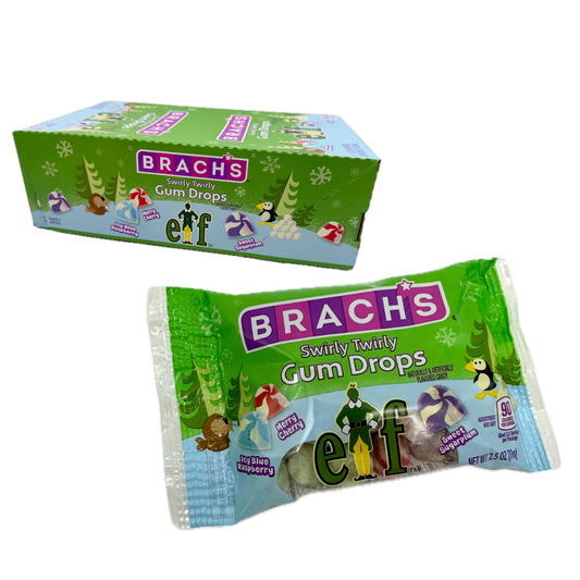 Brach's ELF Swirly Twirly Gum Drops - 2.5oz / 12ct