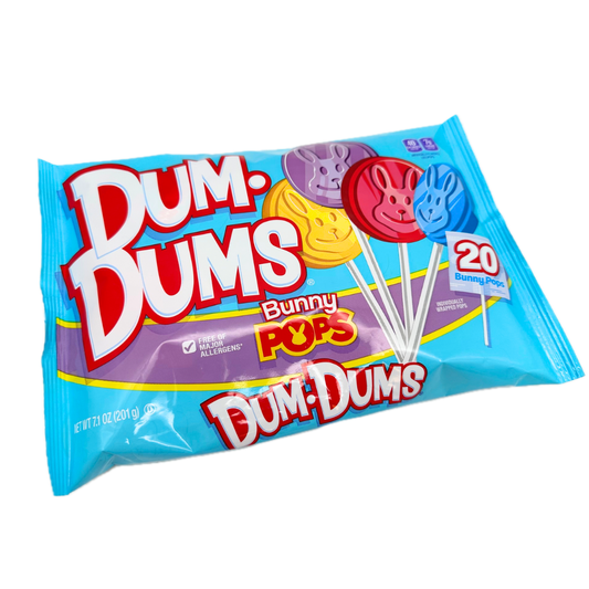 Dum Dums Bunny Pops - 7.1oz / 20ct