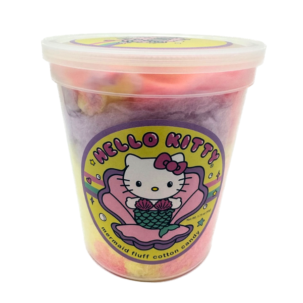 Hello Kitty Mermaid Fluff Cotton Candy - 0.86oz