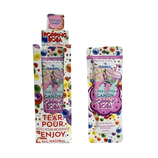 BOBAVIDA Super Cotton Candy Popping Boba - 3oz / 10ct