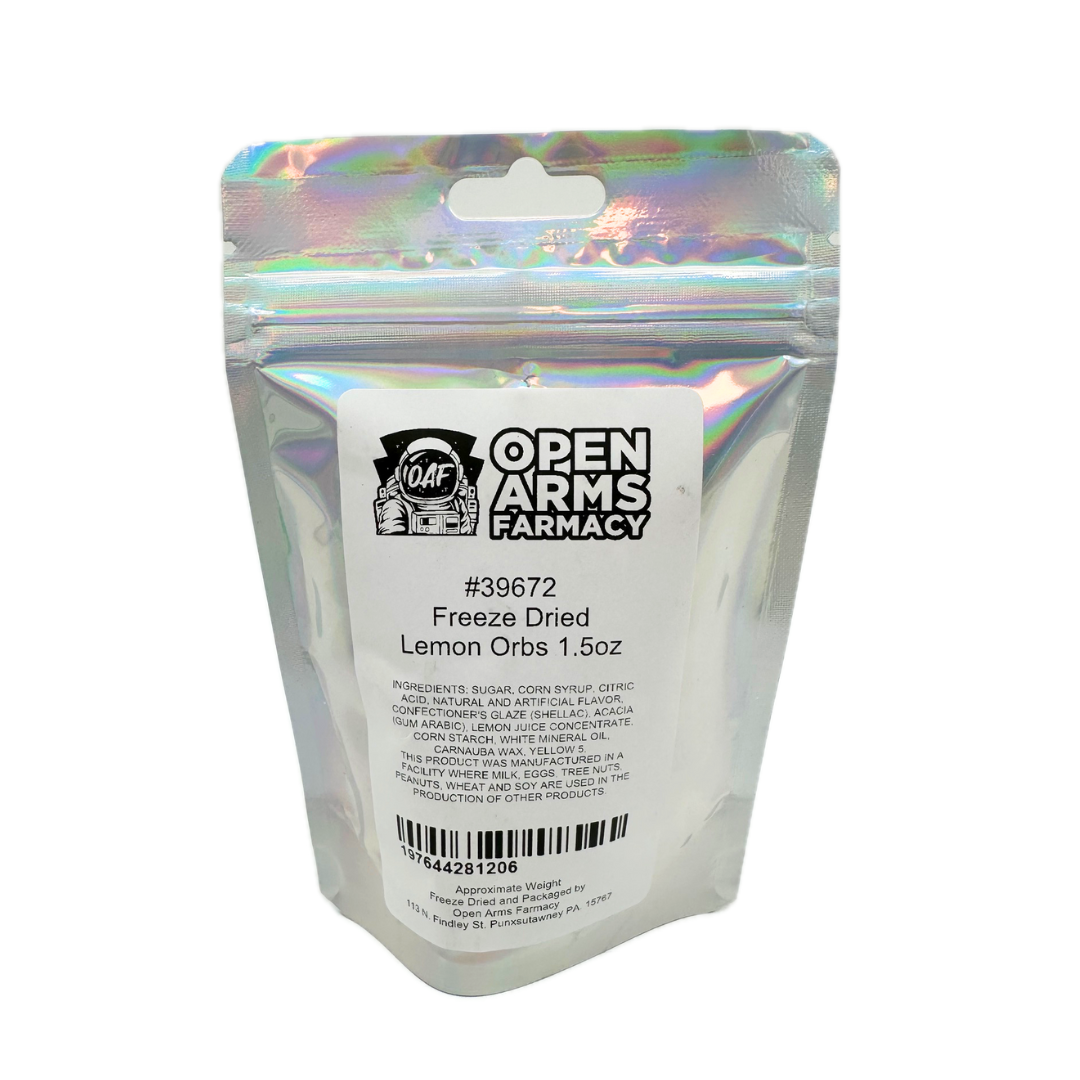 Freeze Dried Lemon Orbs - 1.5oz