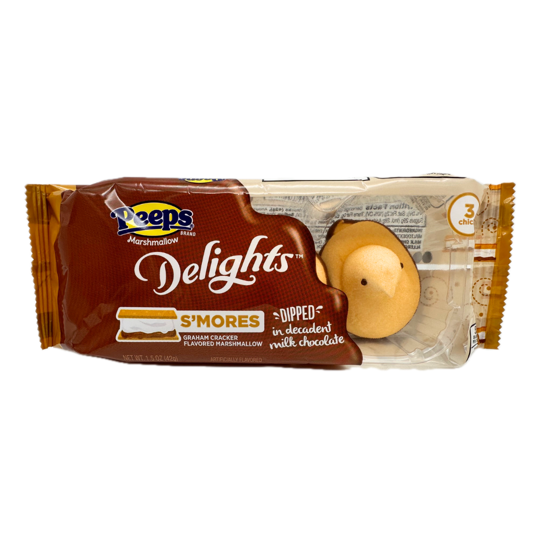 PEEPS S'Mores Dipped Chicks - 3ct