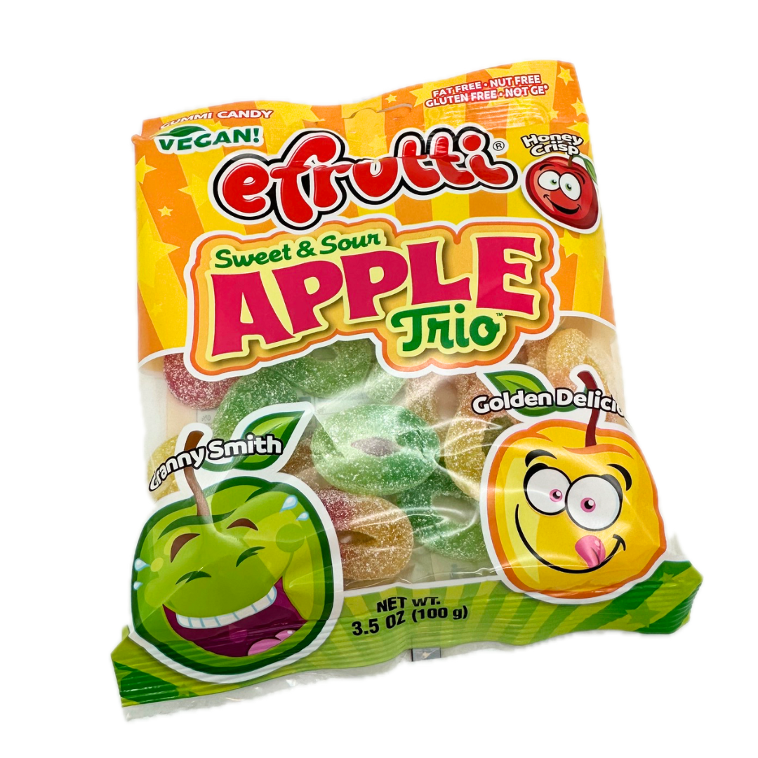 efrutti Apple Trio Gummi Candy - 3.5oz