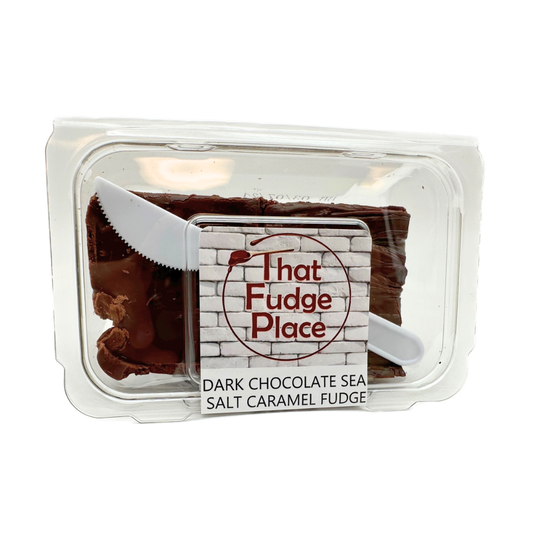 That Fudge Place Dark Chocolate Sea Salt Caramel Fudge - 8oz