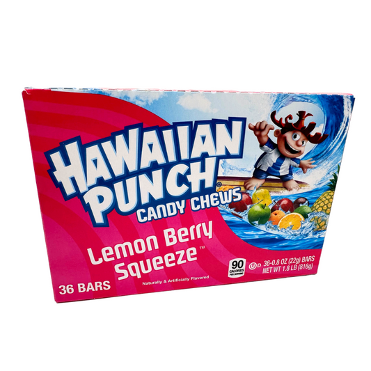 Hawaiian Punch Lemon Berry Squeeze Candy Chews - 0.8oz / 36ct