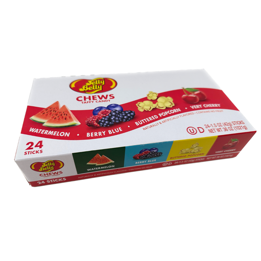 Jelly Belly Chews Taffy Candy - 1.5oz / 24ct