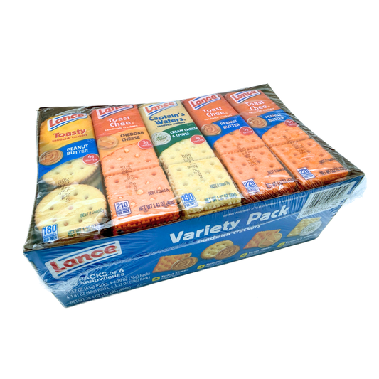 Lance Sandwich Crackers Variety Pack - 20ct