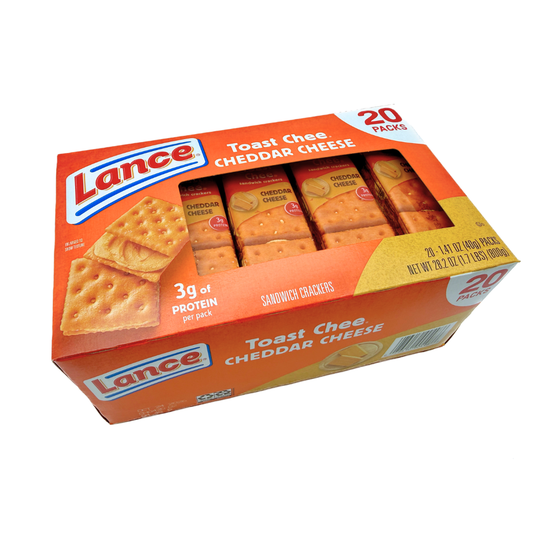 Lance ToastChee Cheddar Sandwich Crackers - 1.41oz / 20ct