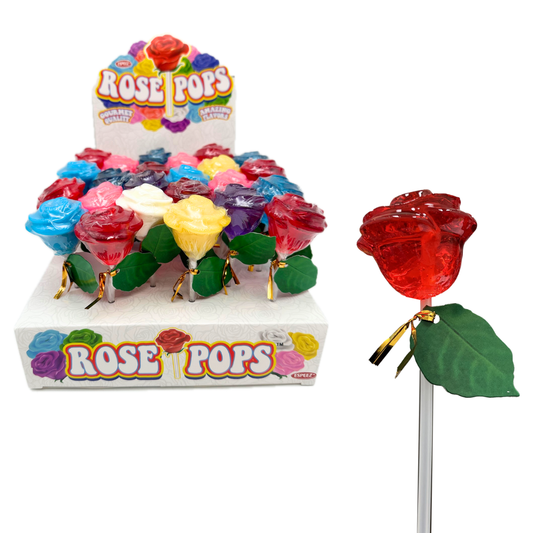 Rose Pops Lollipops - 24ct