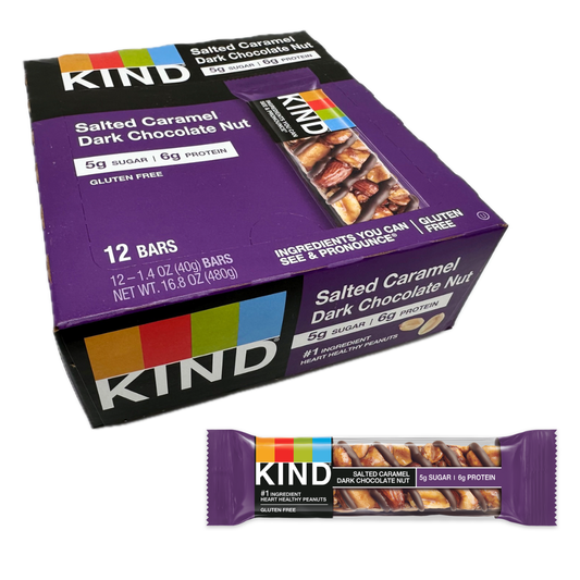 KIND Salted Caramel Dark Chocolate Nut Bar - 1.4oz / 12ct