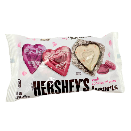 Hershey's Pink Cookies 'N Creme Hearts - 8.8oz