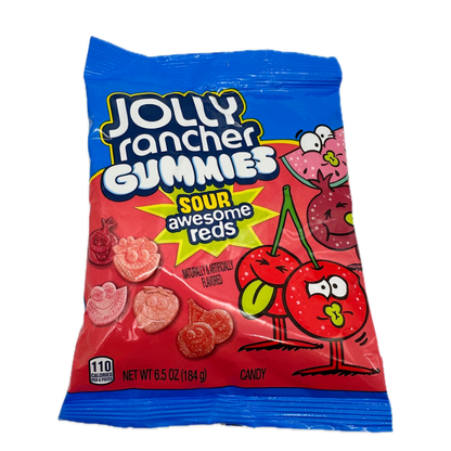 Jolly Ranch Sour Awesome Reds Gummies - 6.5oz