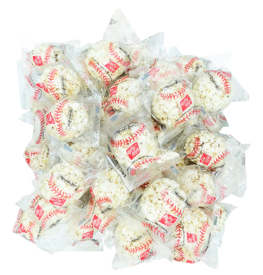 Baseball Popcorn Balls - 1oz / 36ct