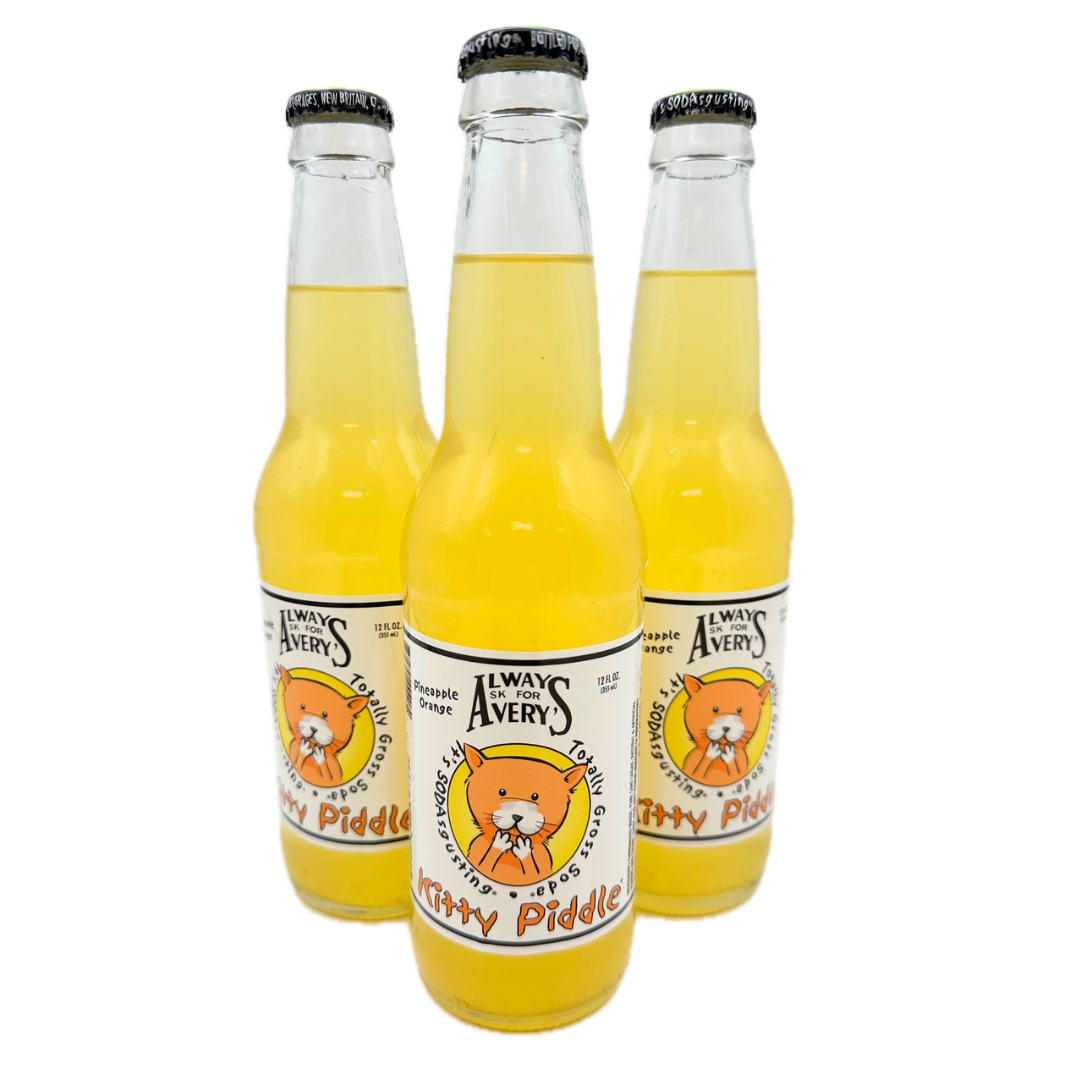 Avery's Kitty Piddle Soda - 12oz / 24ct – Blair Candy Company
