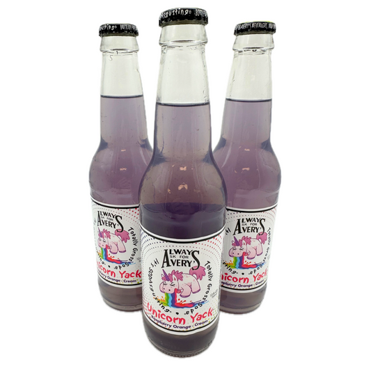 Avery's Unicorn Yack Soda - 12oz / 24ct