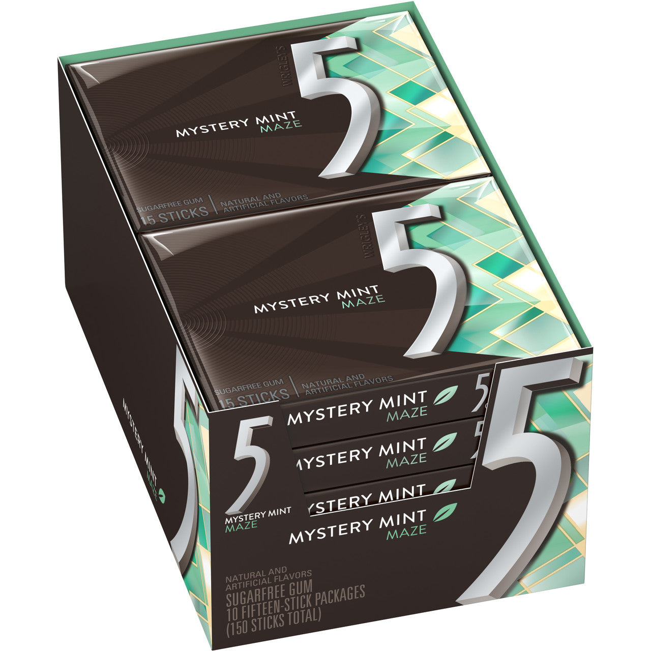 Five (5) Gum Sweet Mint Maze