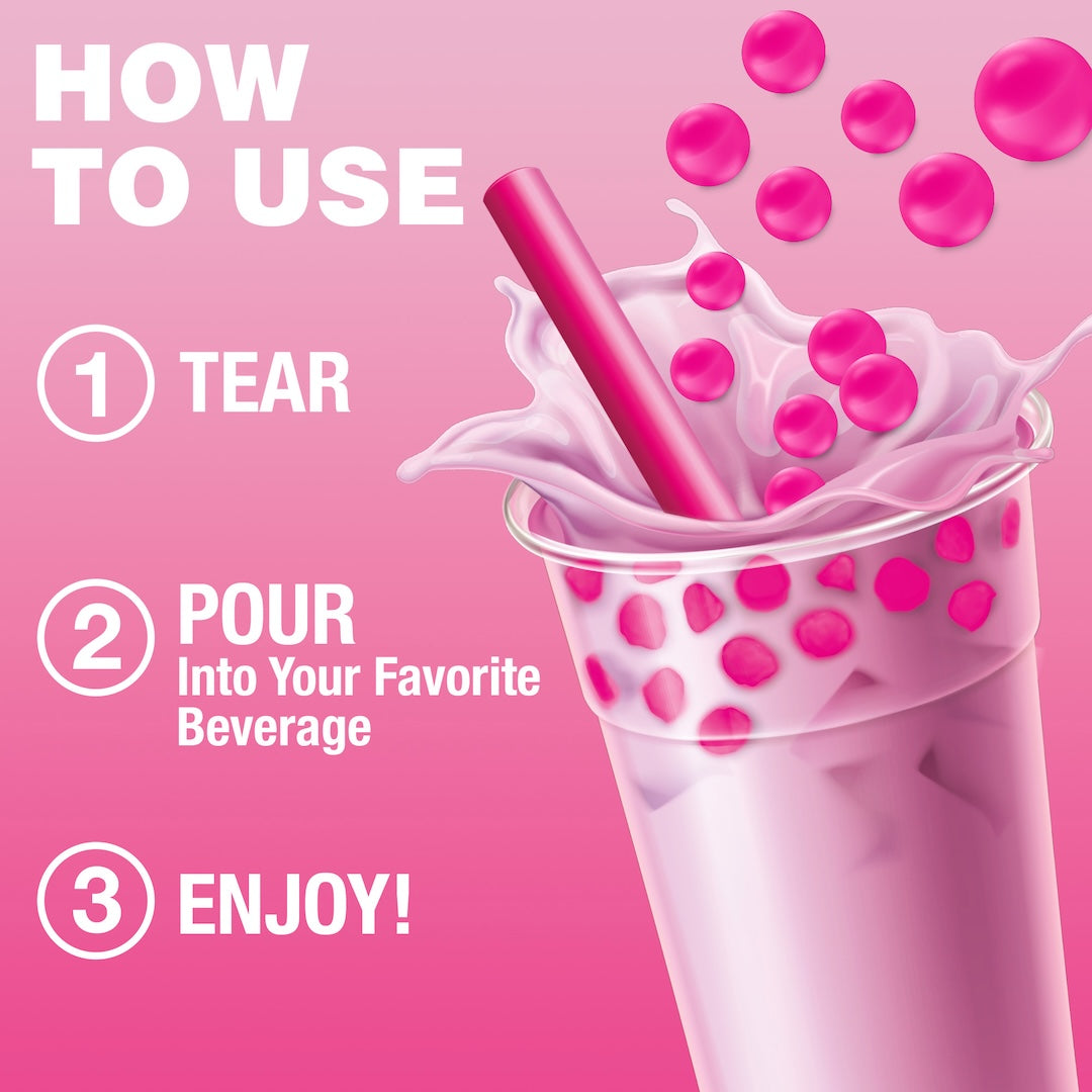 BOBAVIDA Super Cotton Candy Popping Boba - 3oz / 10ct