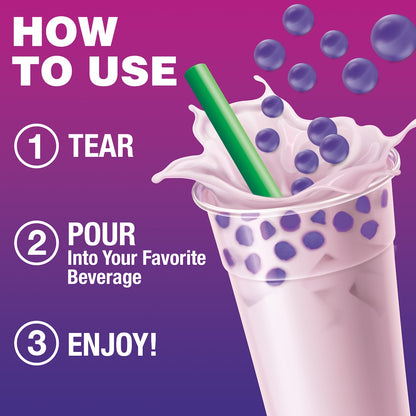 BOBAVIDA Super Grape Popping Boba - 3oz / 10ct