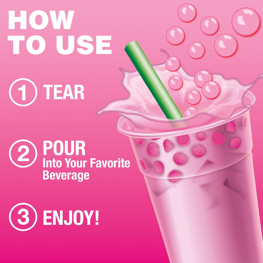 BOBAVIDA Pink Lemonade Popping Boba - 3oz / 10ct