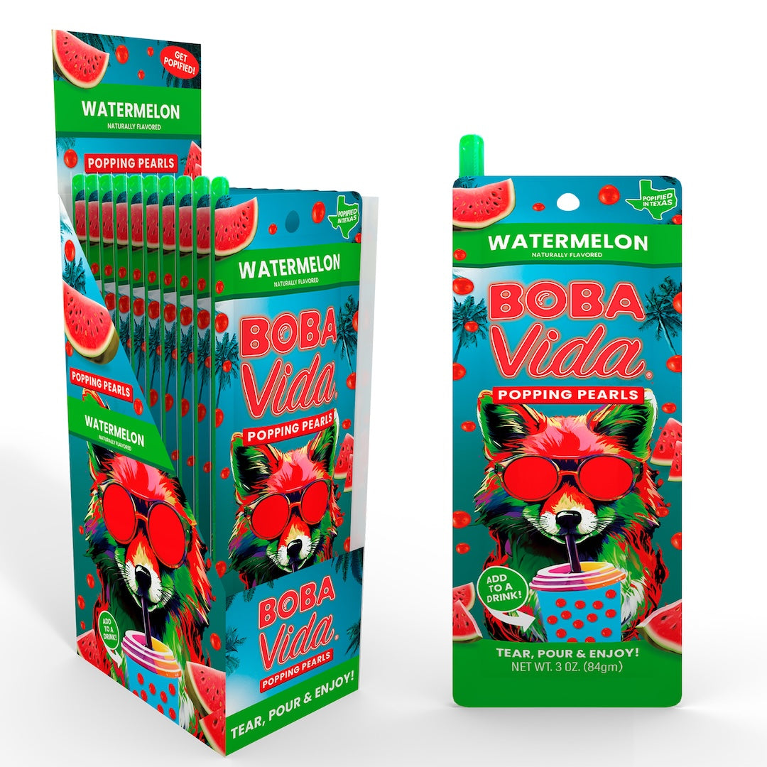 BOBAVIDA Waterlemon Popping Boba - 3oz / 10ct