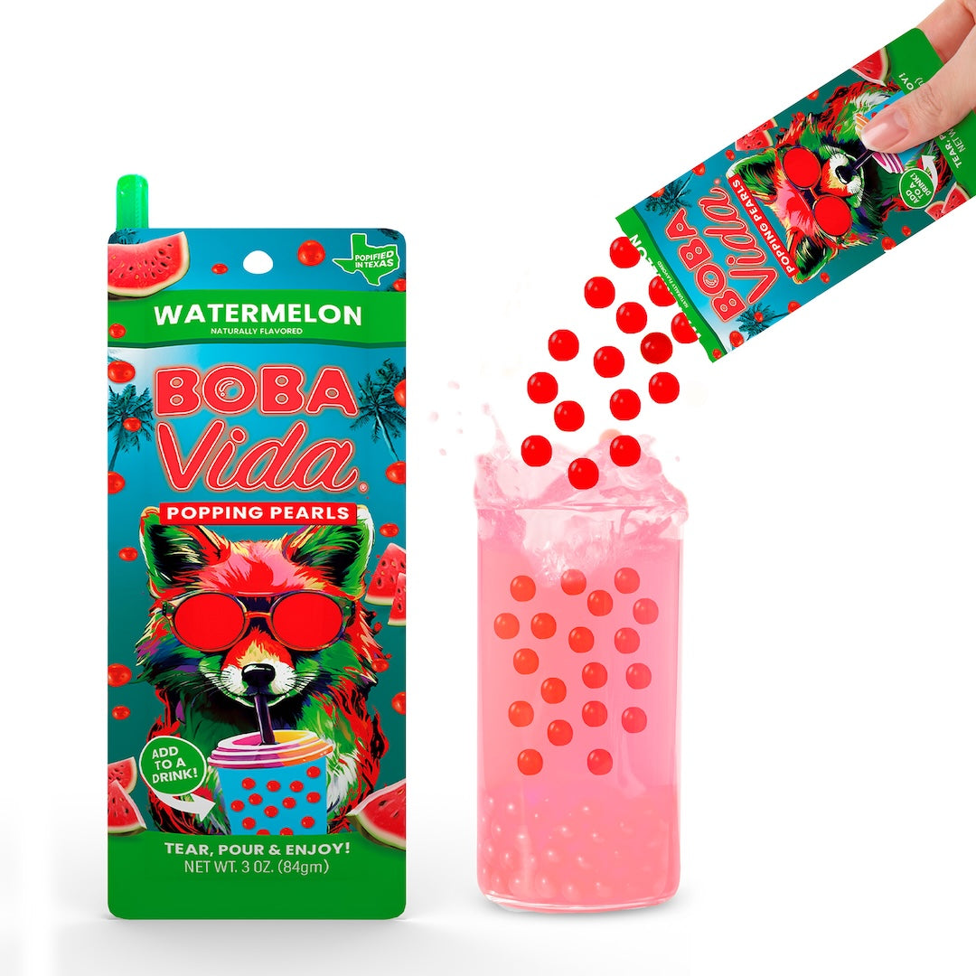 BOBAVIDA Waterlemon Popping Boba - 3oz / 10ct