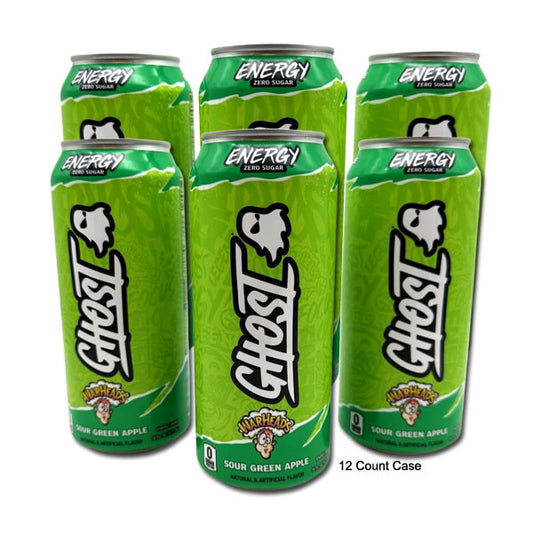 Ghost Energy Warheads Sour Green Apple 16oz / 12ct