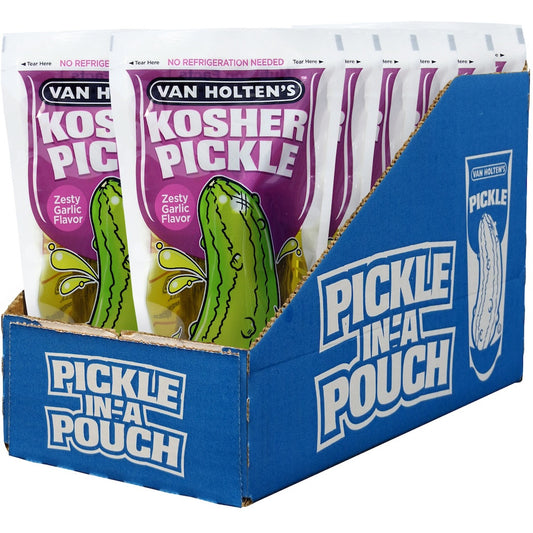 Jumbo Kosher Pickles 12 Count By Van Holten's