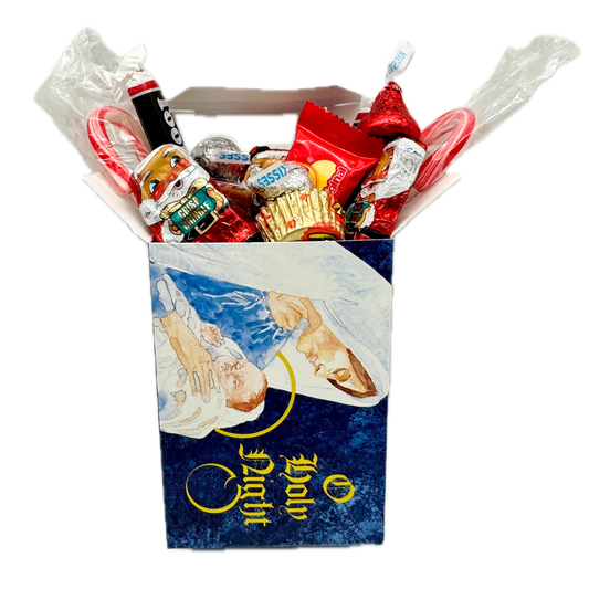 Personal Size Christmas Candy Treat Box for Adults - Religious