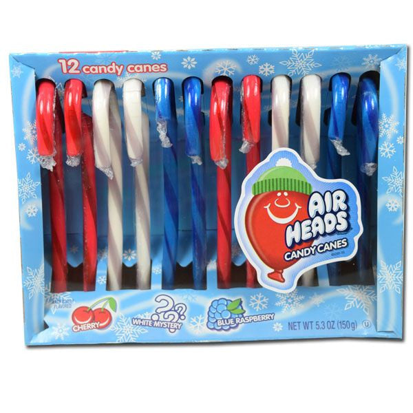 AirHeads Candy Canes - 12ct