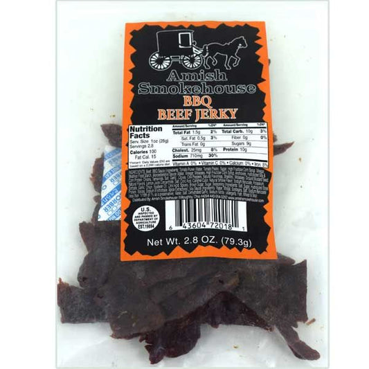 Amish Smokehouse Beef Jerky BBQ 2.8oz