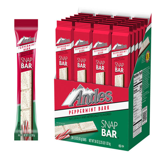 Andes Peppermint Bark Snap Bar
