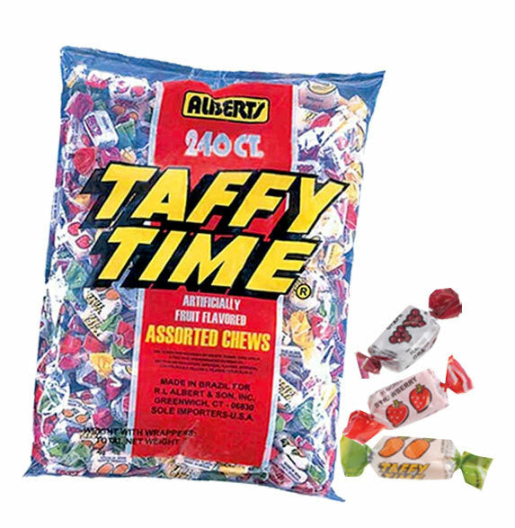 Alberts Taffy Time Candy Chews 240 Count