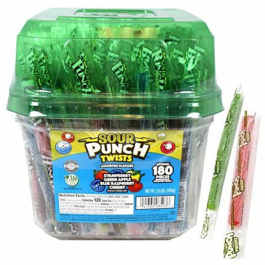 Sour Punch Twists 180 Count