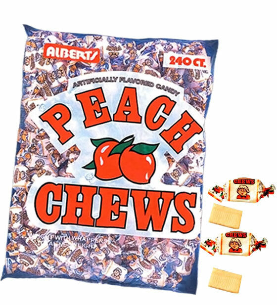 Peach Candy Chews 240 Count