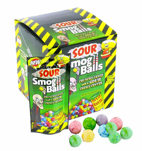Sour Smog Balls Candy 12 Count