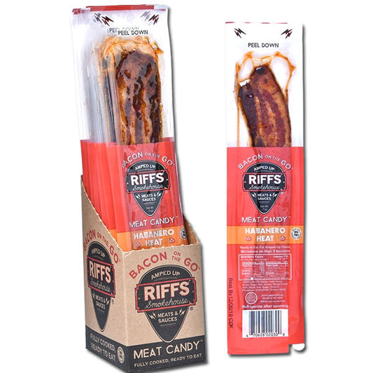 Riff's Bacon to go Habanero heat flavor