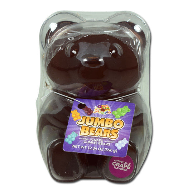 Jumbo Gummy Bear Grape 12oz