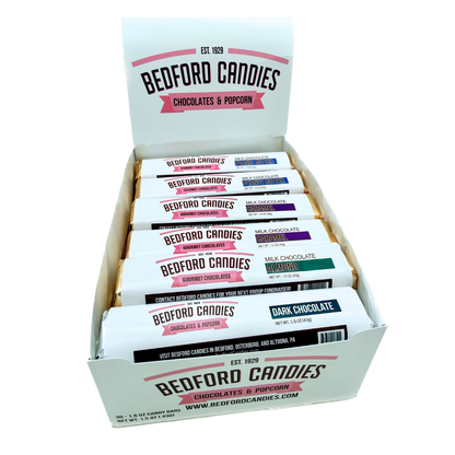 Bedford Candies Assorted Chocolate Bars - 1.5oz / 30ct