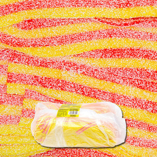 Strawberry Banana Sour Power Belts candies