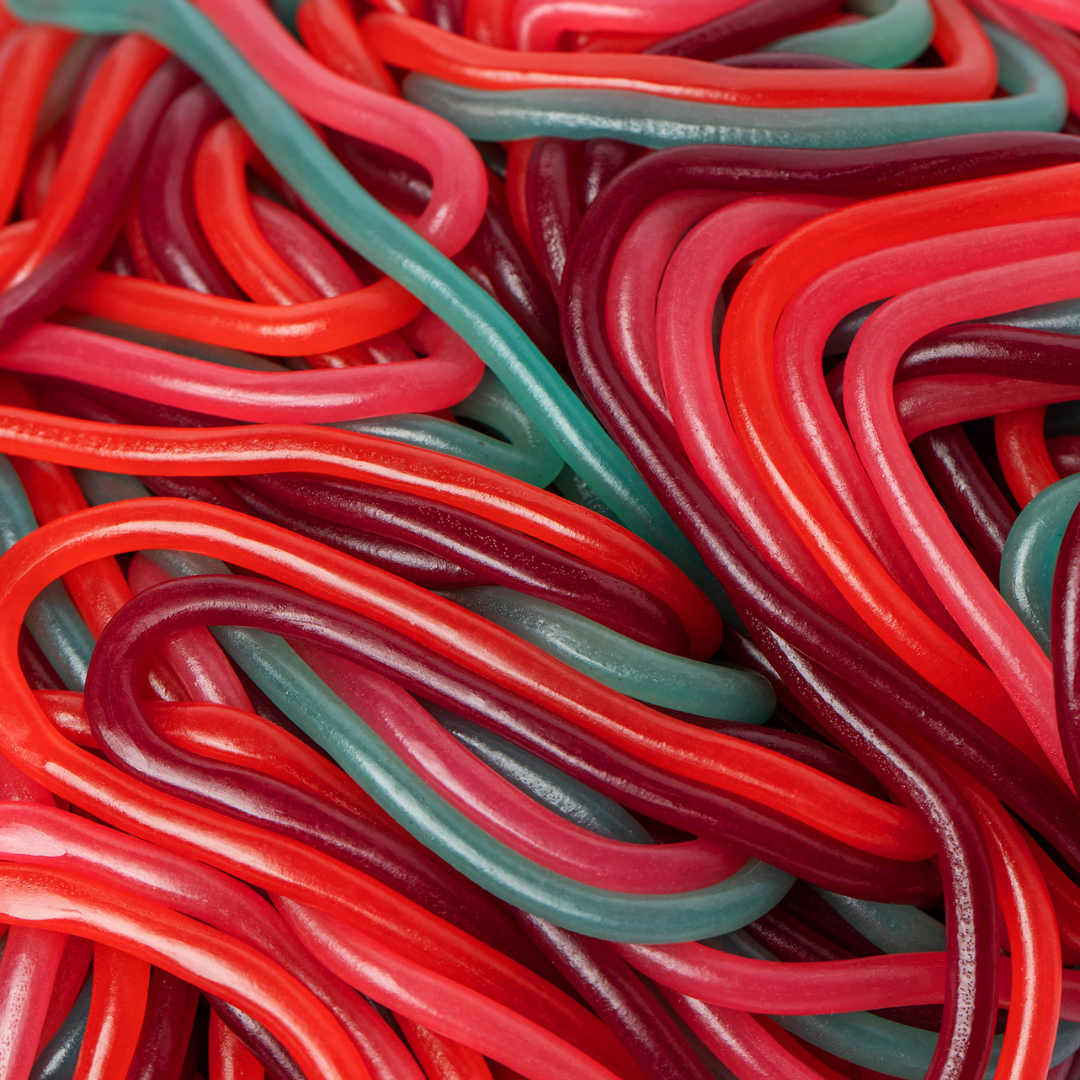 Gustaf's Very Berry Mix Laces Shoestring Licorice - 2lb