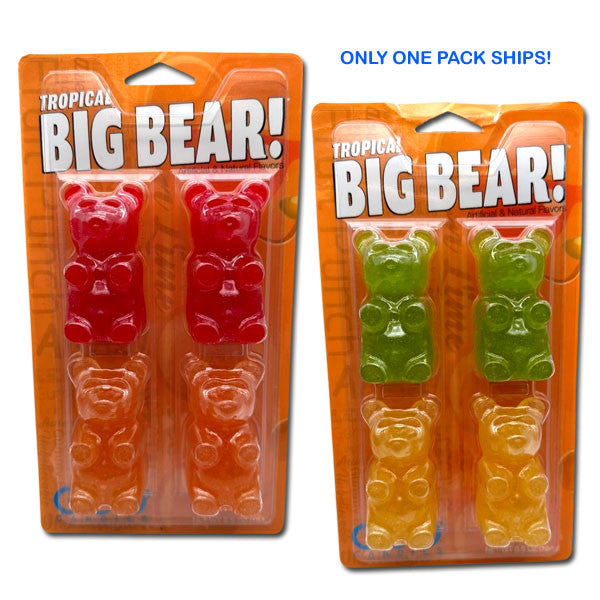Big Bear Giant Gummy - Tropical 4/pk