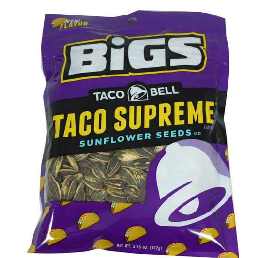 Bigs Taco Bell Supreme Sunflower Seeds 5.35oz