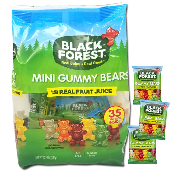 Black Forrest Gummy Bears Treat Packs