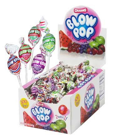 Charms Blow Pops Assorted 100 Count